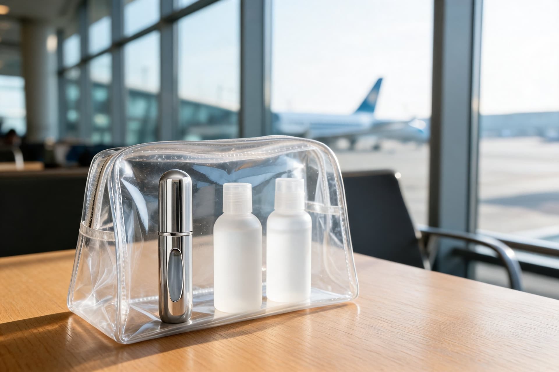 Darf mit ins Flugzeug: nachfüllbarer Parfüm-Taschensprayer