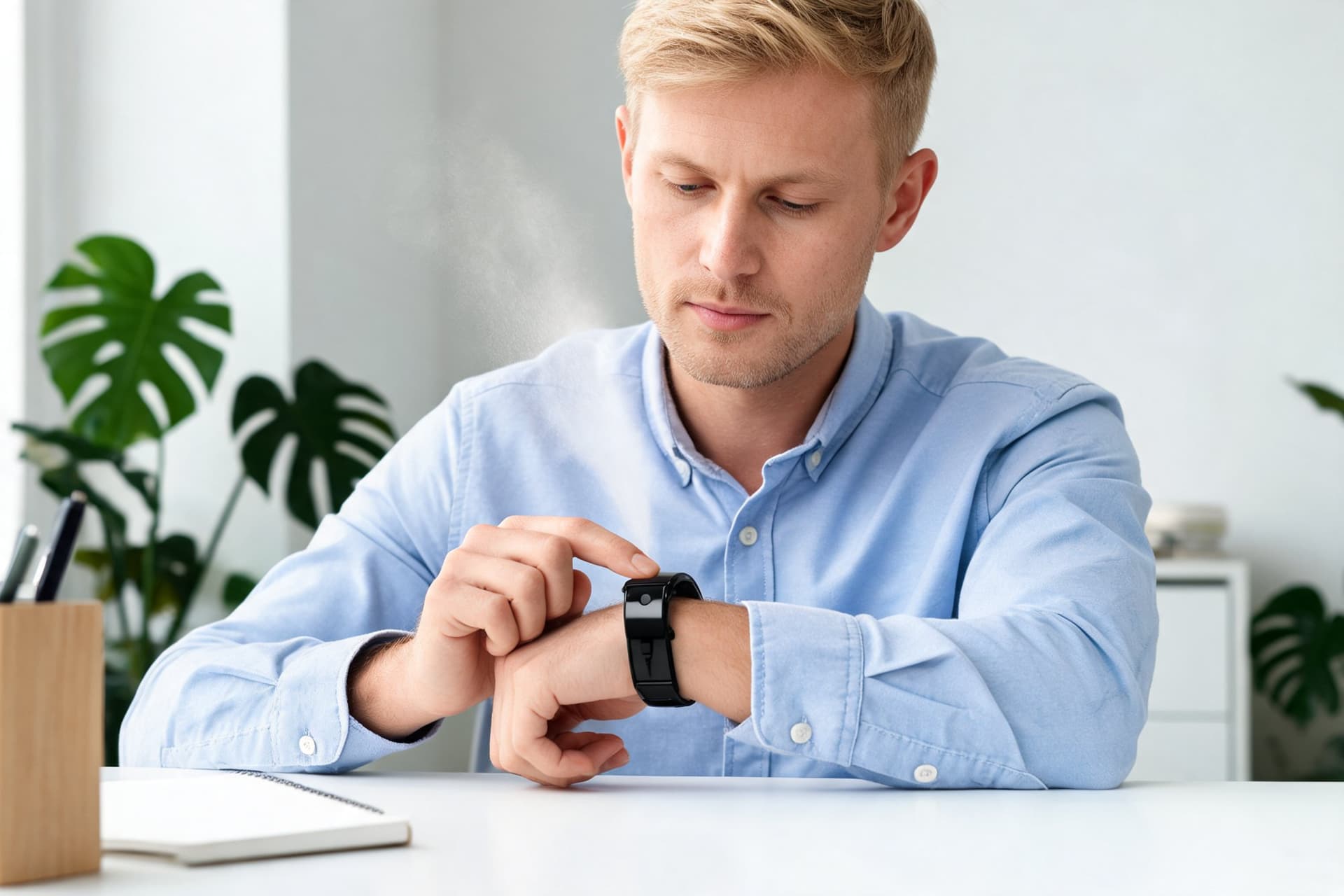 Nach dem Büro: Parfüm-Armband im Einsatz